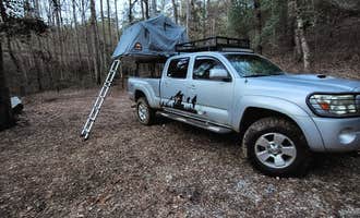 Camping near King Creek: Blackwell Bridge, Long Creek, South Carolina