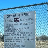 Review photo of Hereford City RV Park by 1life1try , January 22, 2023