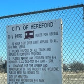 Review photo of Hereford City RV Park by 1life1try , January 22, 2023