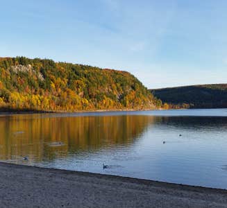 Camper-submitted photo from Ice Age Campground — Devils Lake State Park