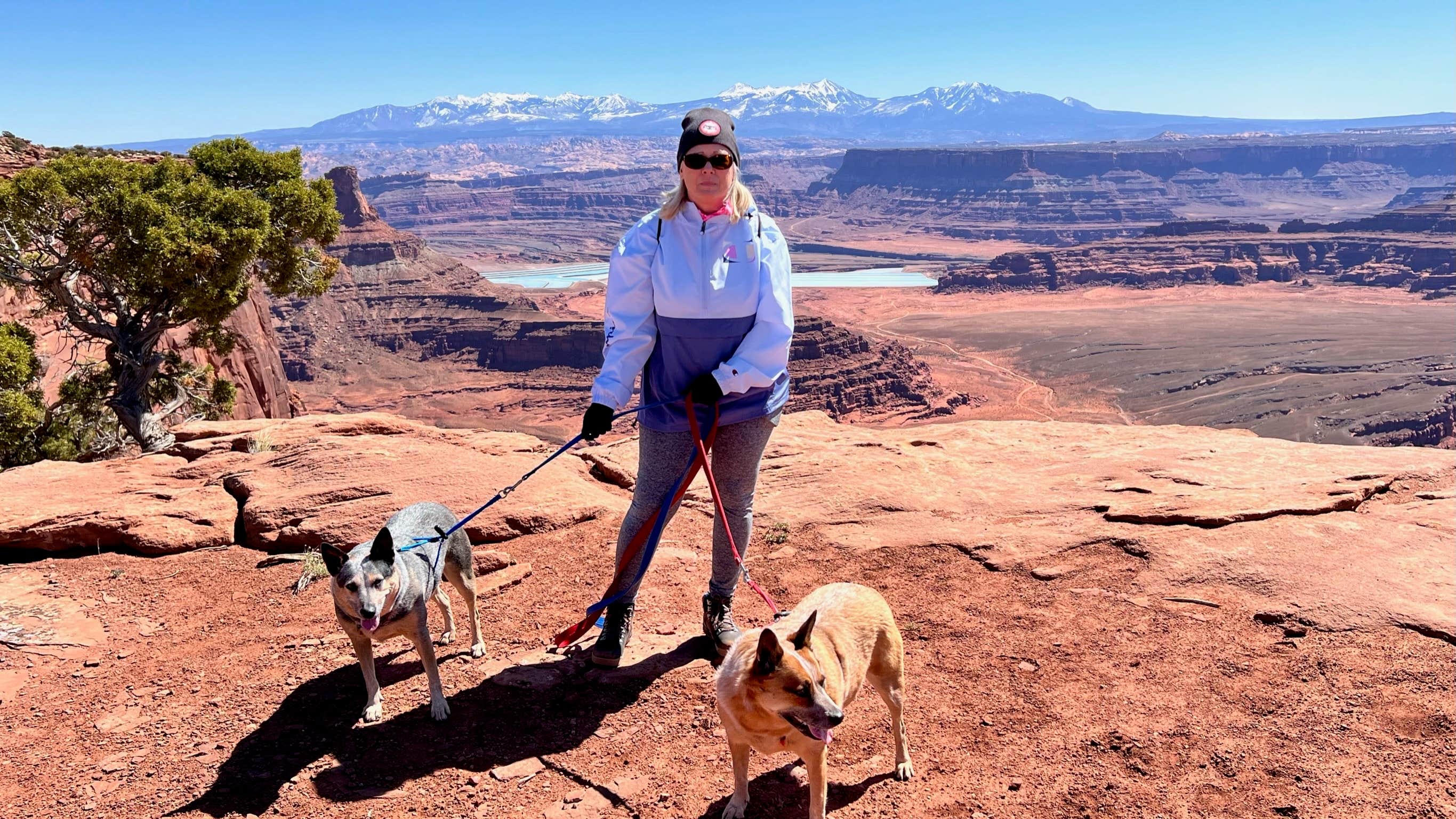 Joy W.'s photo of camping with pets at Kayenta Campground — Dead Horse Point State Park near Canyonlands National Park