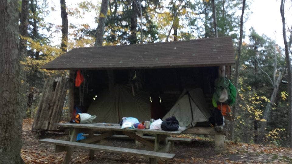 Camper-submitted photo at Brassie Brook Shelter - Bear Mountain — Appalachian National Scenic Trail near Farmington, CT