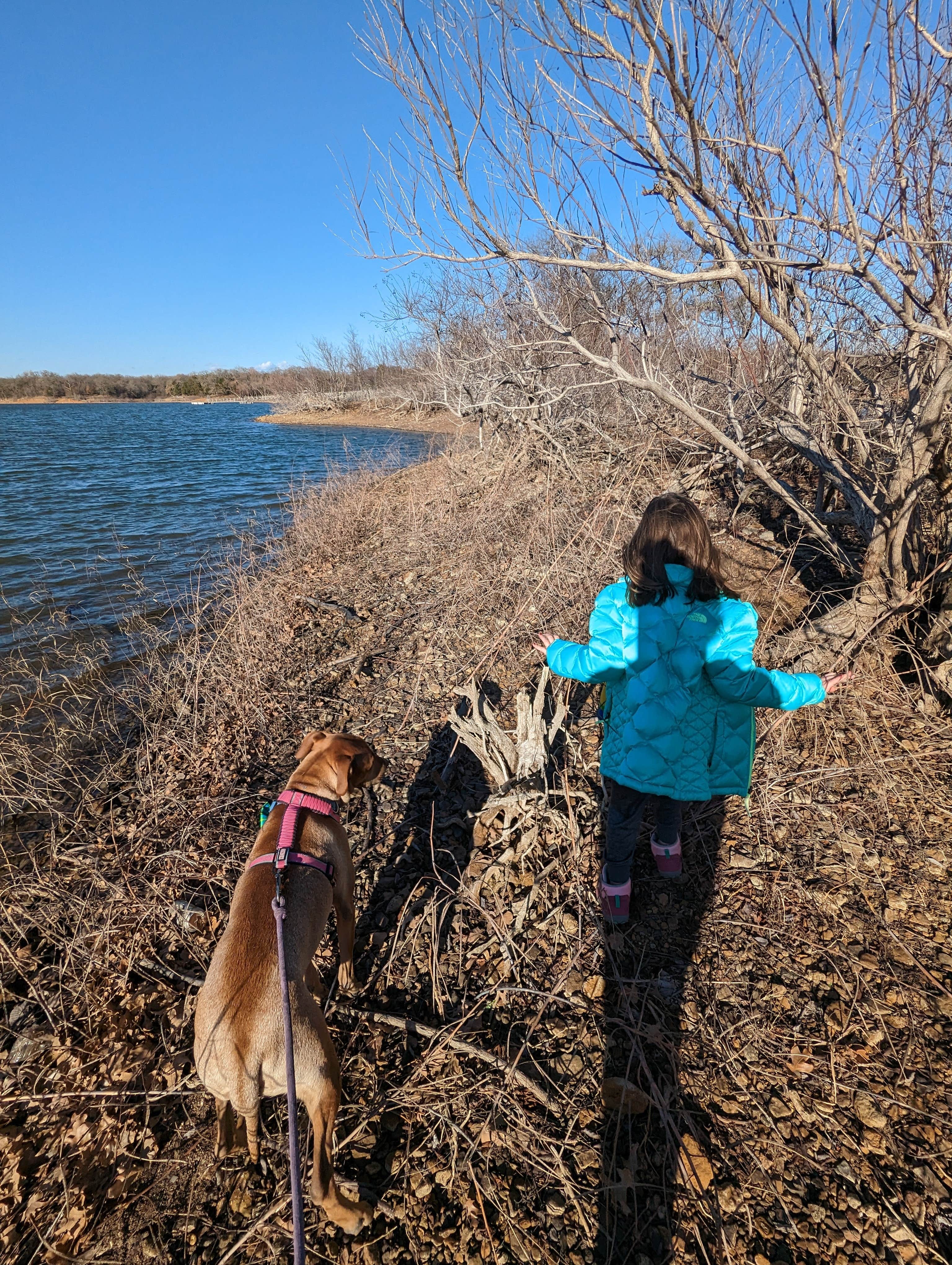 Kasey F.'s photo of camping with pets at Hickory Creek - Lewisville Lake near Arlington, TX