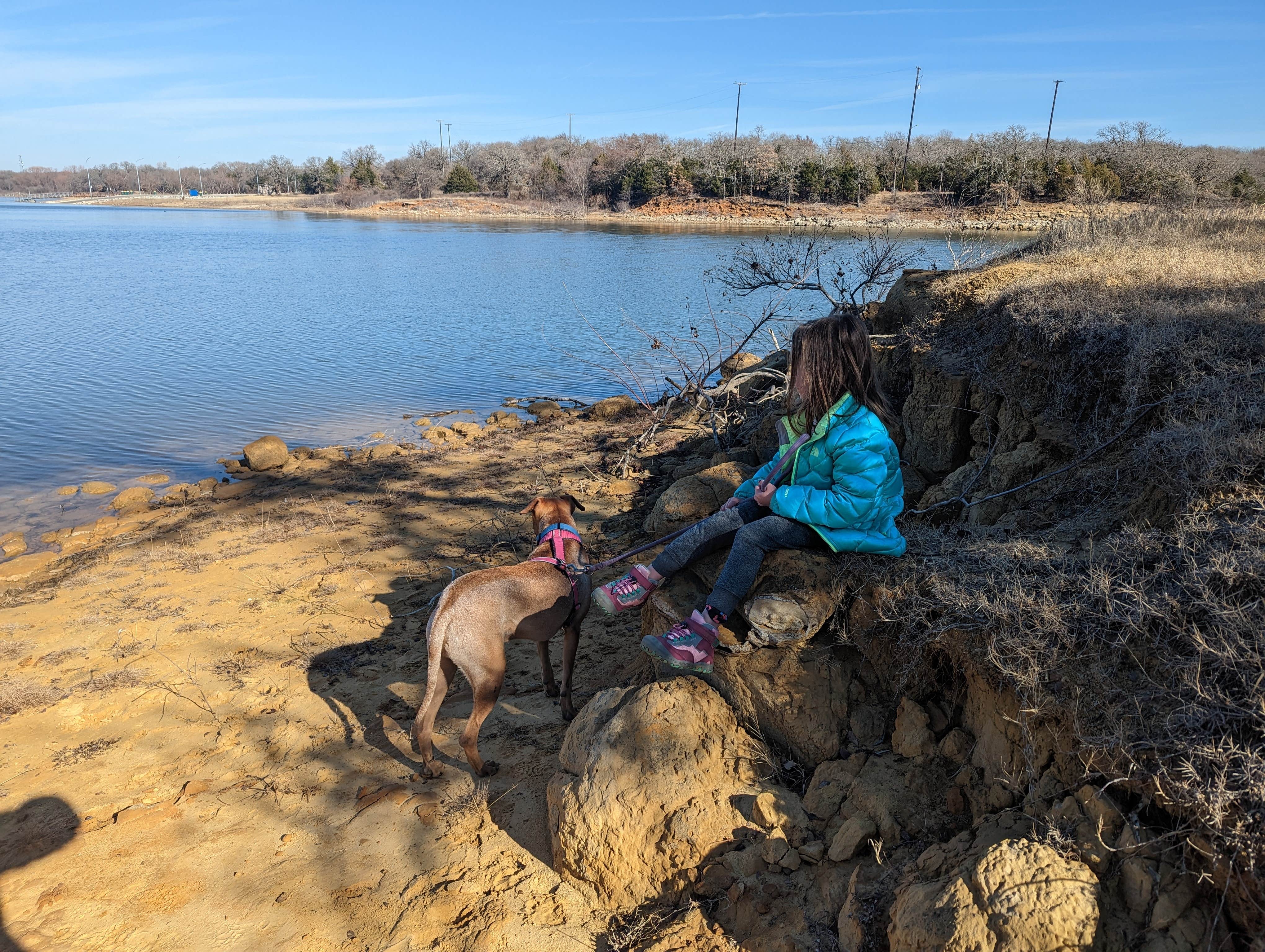 Kasey F.'s photo of camping with pets at Hickory Creek - Lewisville Lake near Flower Mound, TX