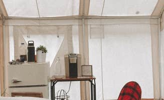 Rishi B.'s photo of glamping accommodations at Hillsborough River State Park Campground near Dunedin, FL