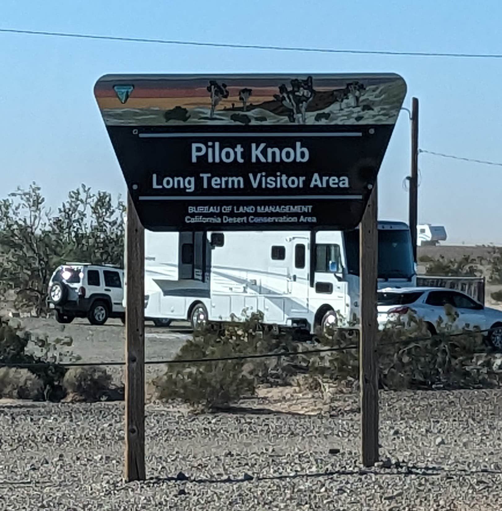 Camper-submitted photo at Pilot Knob Long Term Visitor Area Dispersed Primitive near Winterhaven, CA