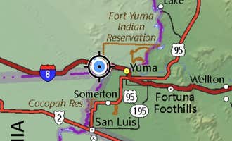 Camping near Sans End RV Park: Pilot Knob Long Term Visitor Area Dispersed Primitive , Winterhaven, California