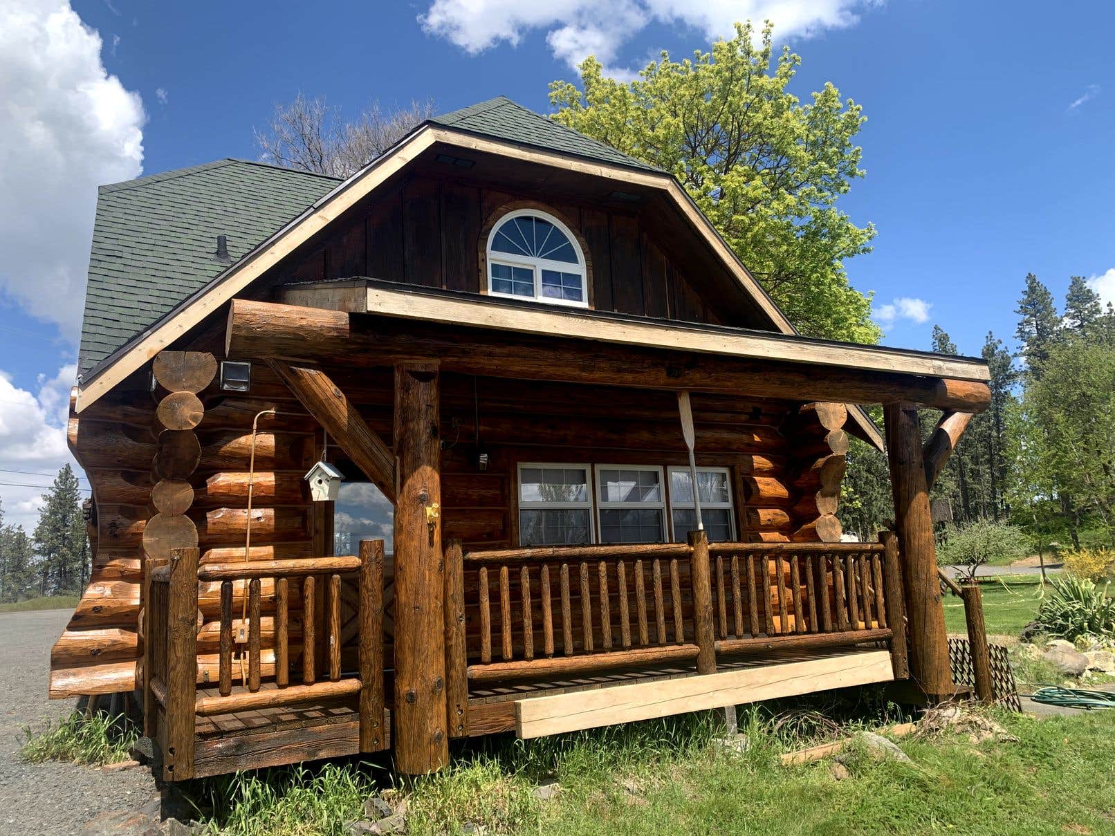 Hong H.'s photo of a cabin at Ruby’s Resort & RV @ Silver Lake near Newman Lake, WA
