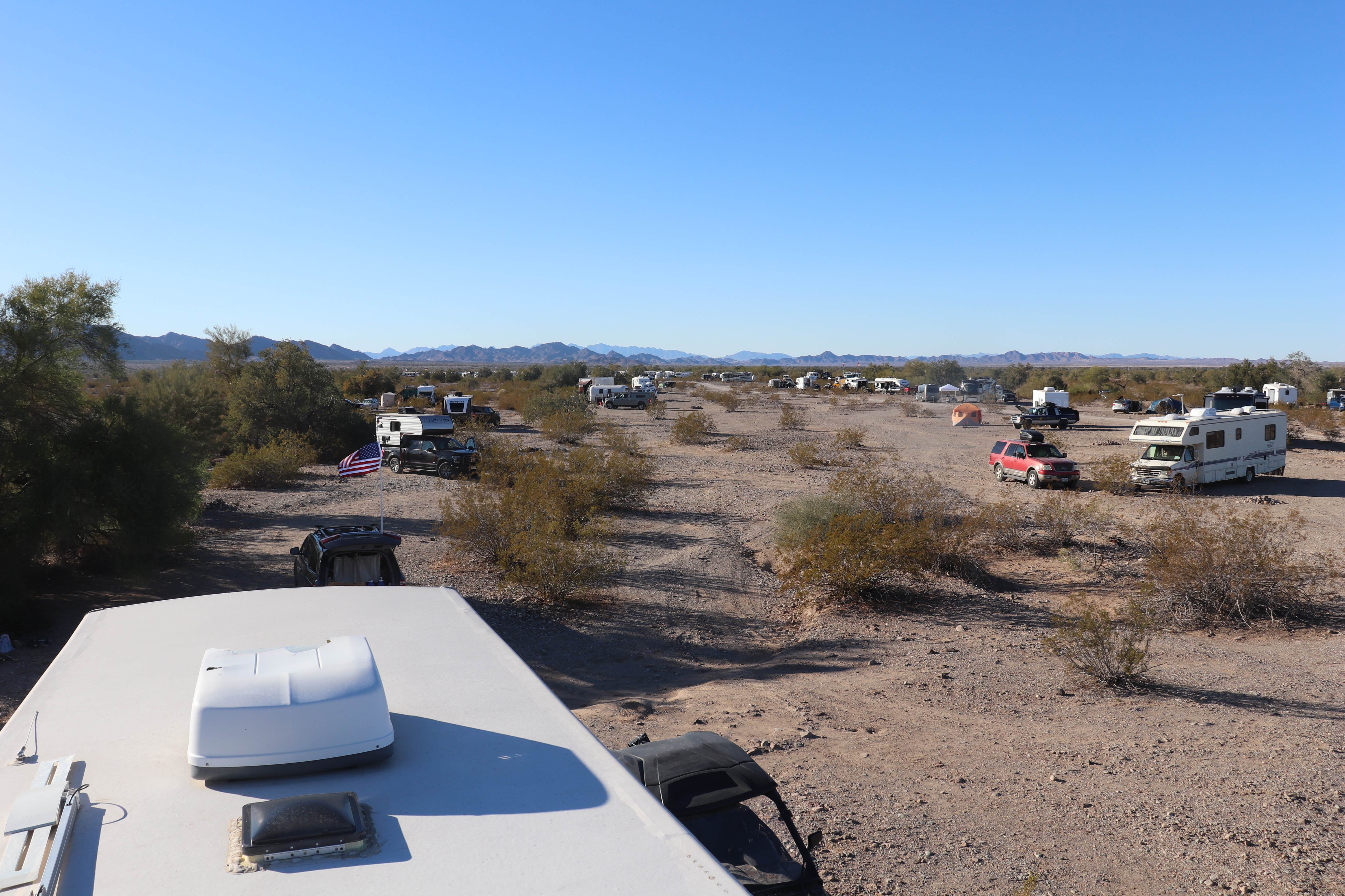 Ray F.'s photo of a dispersed camping area at Hi Jolly BLM Dispersed Camping Area near Wenden, AZ