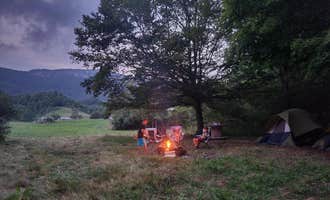 Camping near Out on The Creek Campground : Rock Bottom Horse Camp, Ewing, Virginia