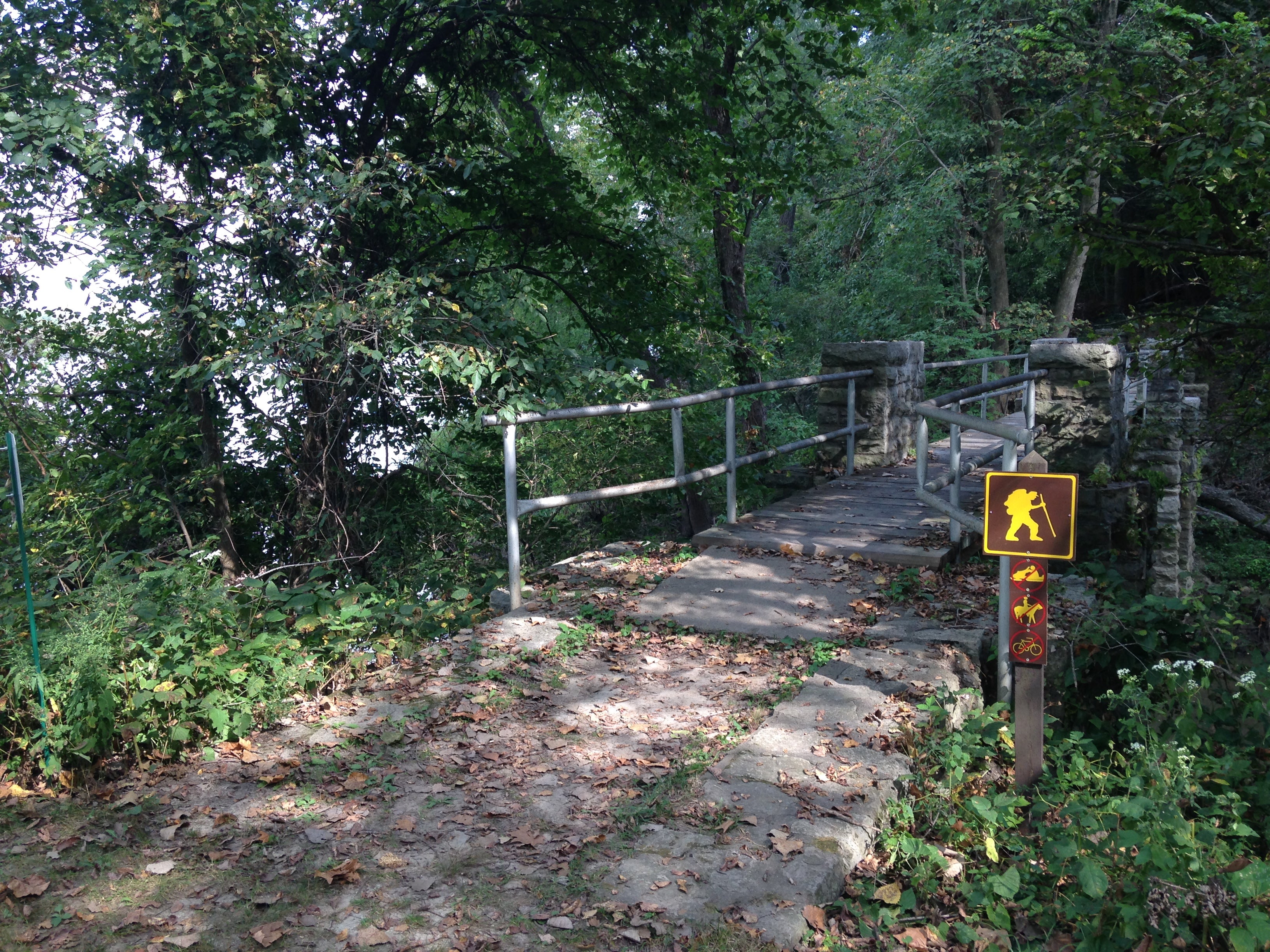 Bridge on Walking Trail at Lacey-Keosaqua State Park