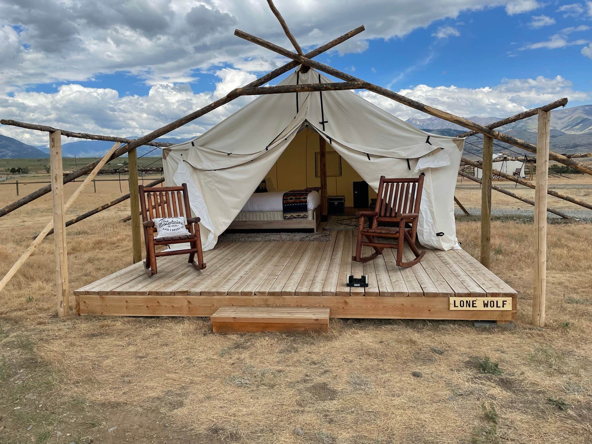 The Dyrt's photo of glamping accommodations at Yellowstone Dreamin Camp near Nye, MT