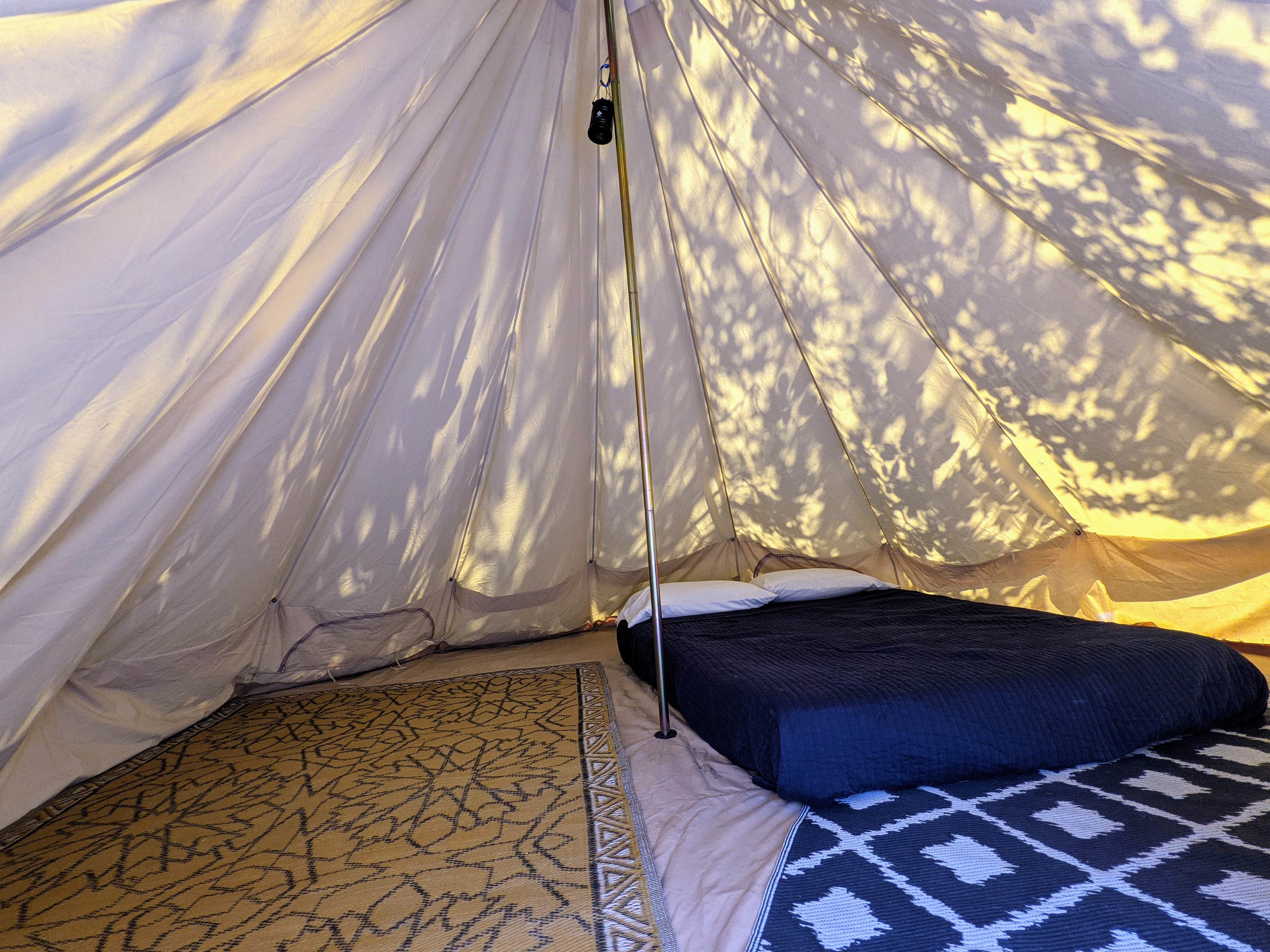 Ashley F.'s photo of glamping accommodations at Mendocino Magic near Covelo, CA