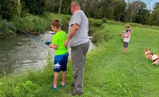 Whiskey C.'s photo of camping with pets at Whiskey Creek Family RV Park near Galesville, WI