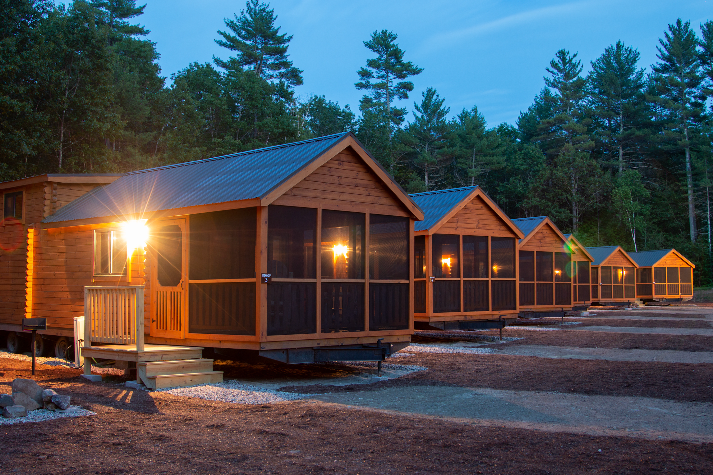 Maria P.'s photo of a cabin at Jellystone Park™ Lakes Region near Sanbornton, NH