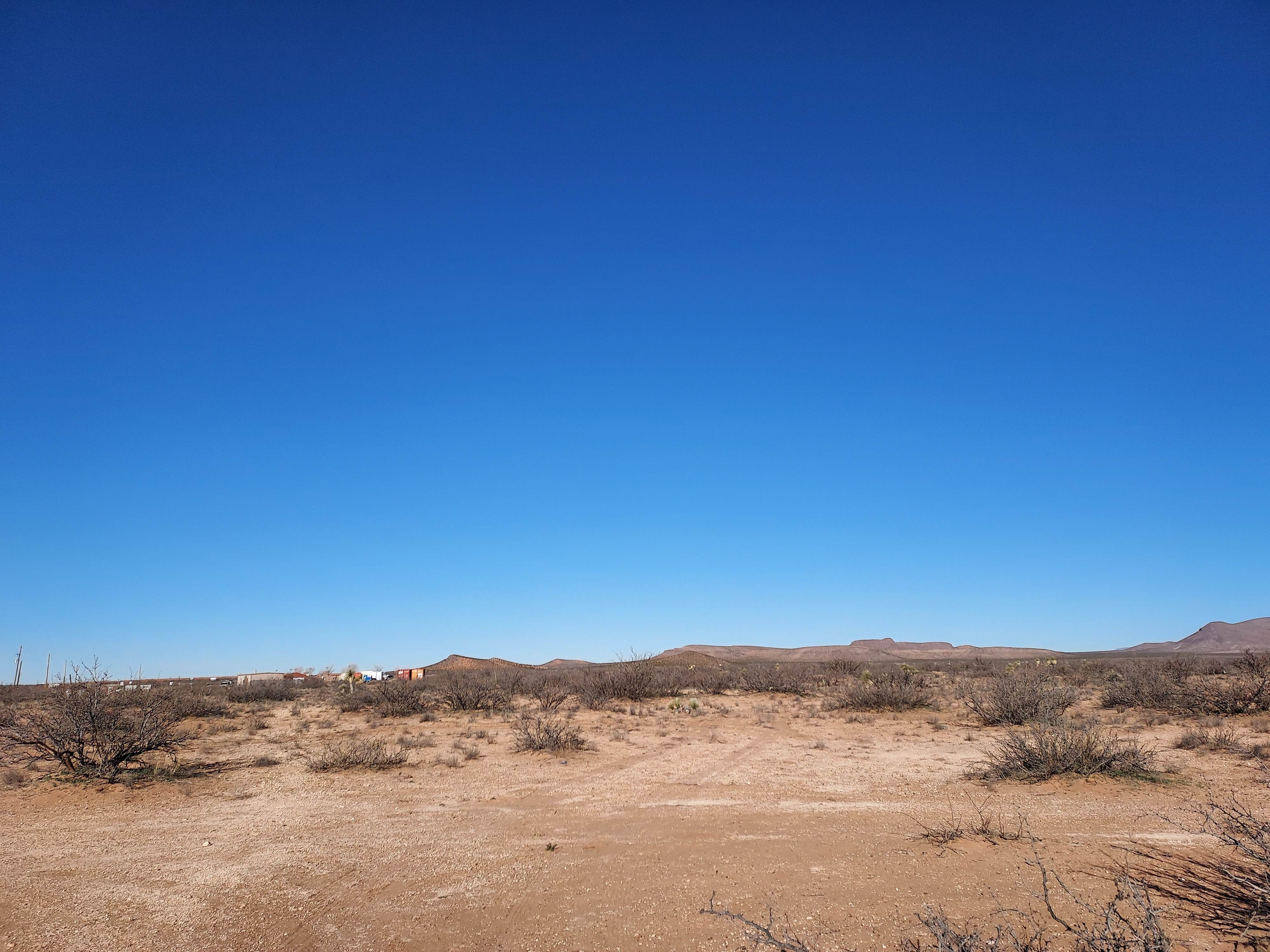 Dispersed Camping off Corralitos Rd on I-10
