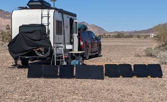 Greg L.'s photo of camping with pets at BLM Palm Canyon Road Dispersed near Cibola, AZ