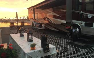 Newport Dunes W.'s photo of camping with pets at Mission Bay RV Resort near Cardiff-by-the-Sea, CA