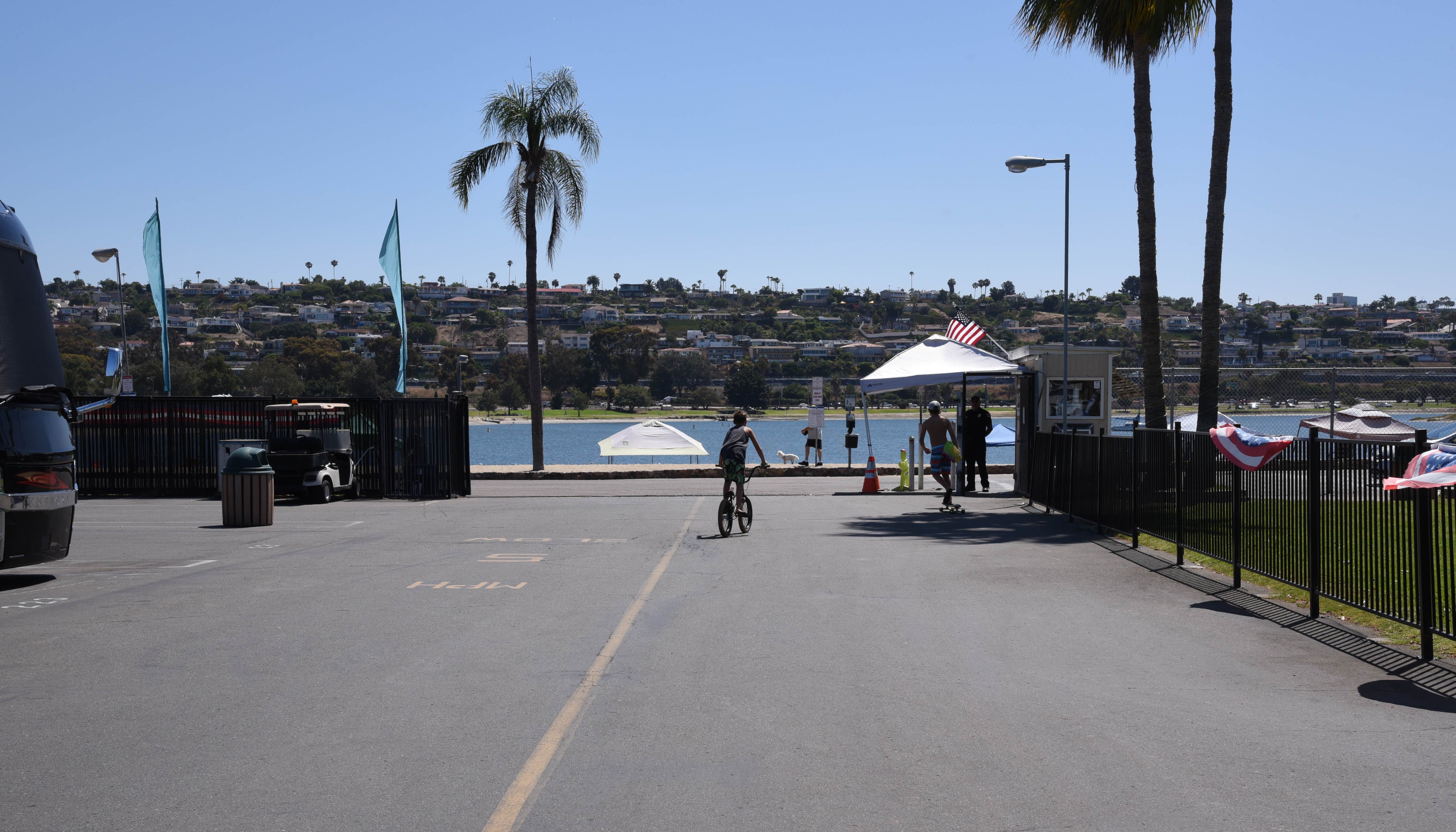 Newport Dunes W.'s photo of camping with pets at Mission Bay RV Resort near Bonita, CA