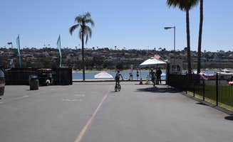 Newport Dunes W.'s photo of camping with pets at Mission Bay RV Resort near Del Mar, CA