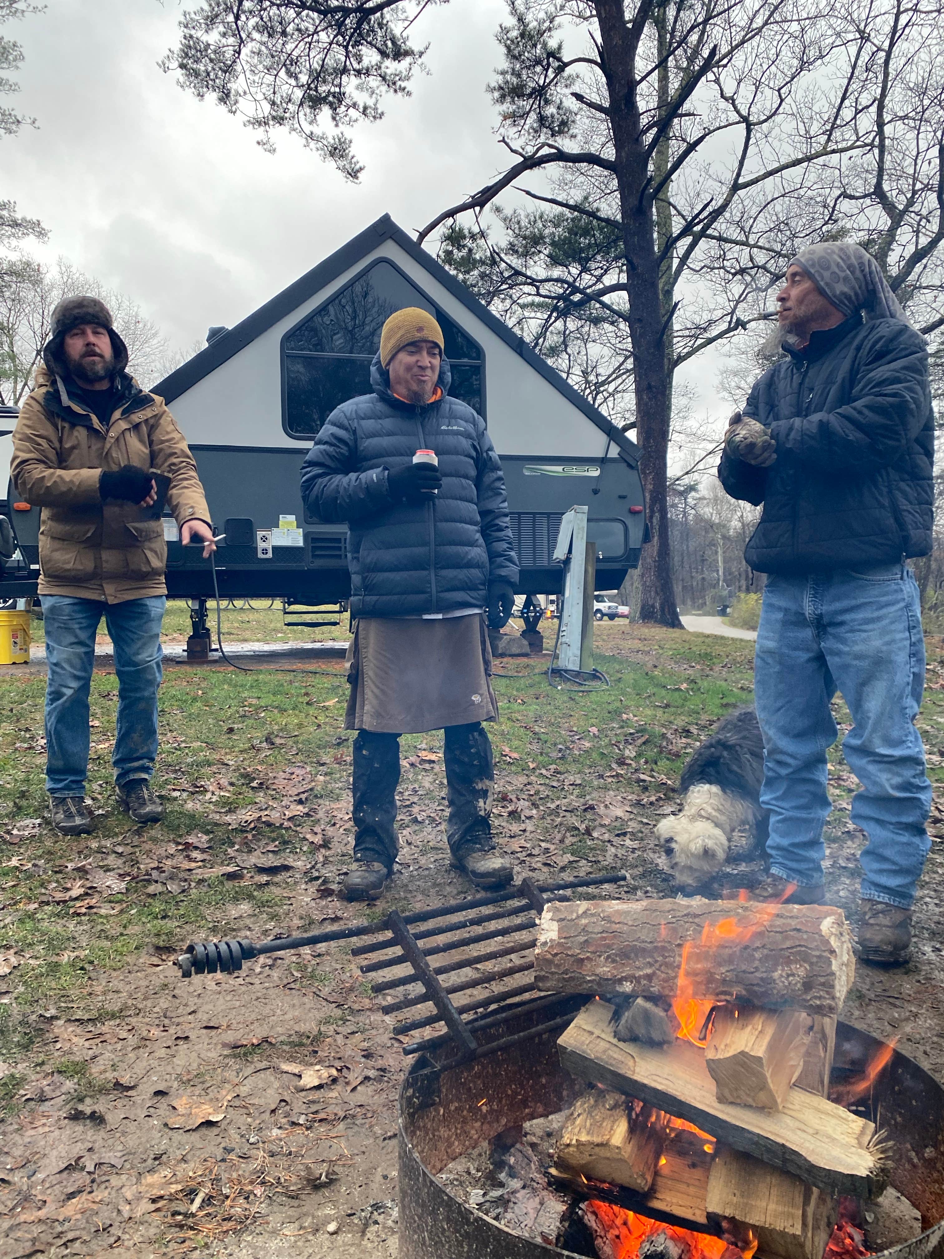 Shannon G.'s photo of camping with pets at Hocking Hills State Park Campground near Paint Creek Lake