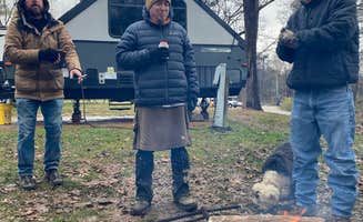 Shannon G.'s photo of camping with pets at Hocking Hills State Park Campground near Chauncey, OH