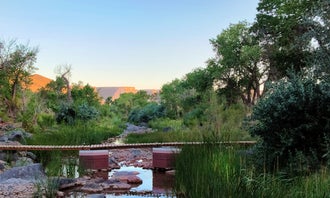 Camping near Zion Under Canvas: Kolob Gate Gardens, Virgin, Utah