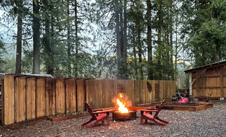 Camping near Marmot House Old Growth Forest: Mt Hood Camp Spot, Rhododendron, Oregon