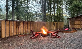 Camping near Green Canyon: Mt Hood Camp Spot, Rhododendron, Oregon