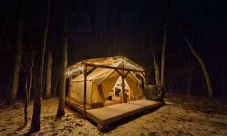 Current River Glamping Mark Twain National Forrest