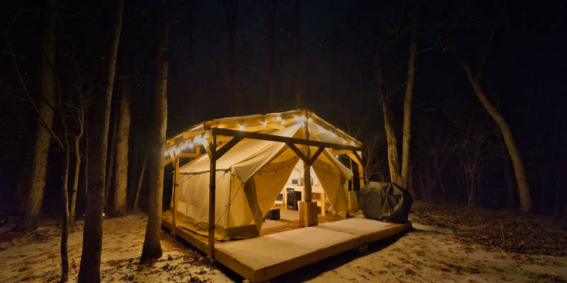 Camper submitted image from Current River Glamping Mark Twain National Forrest