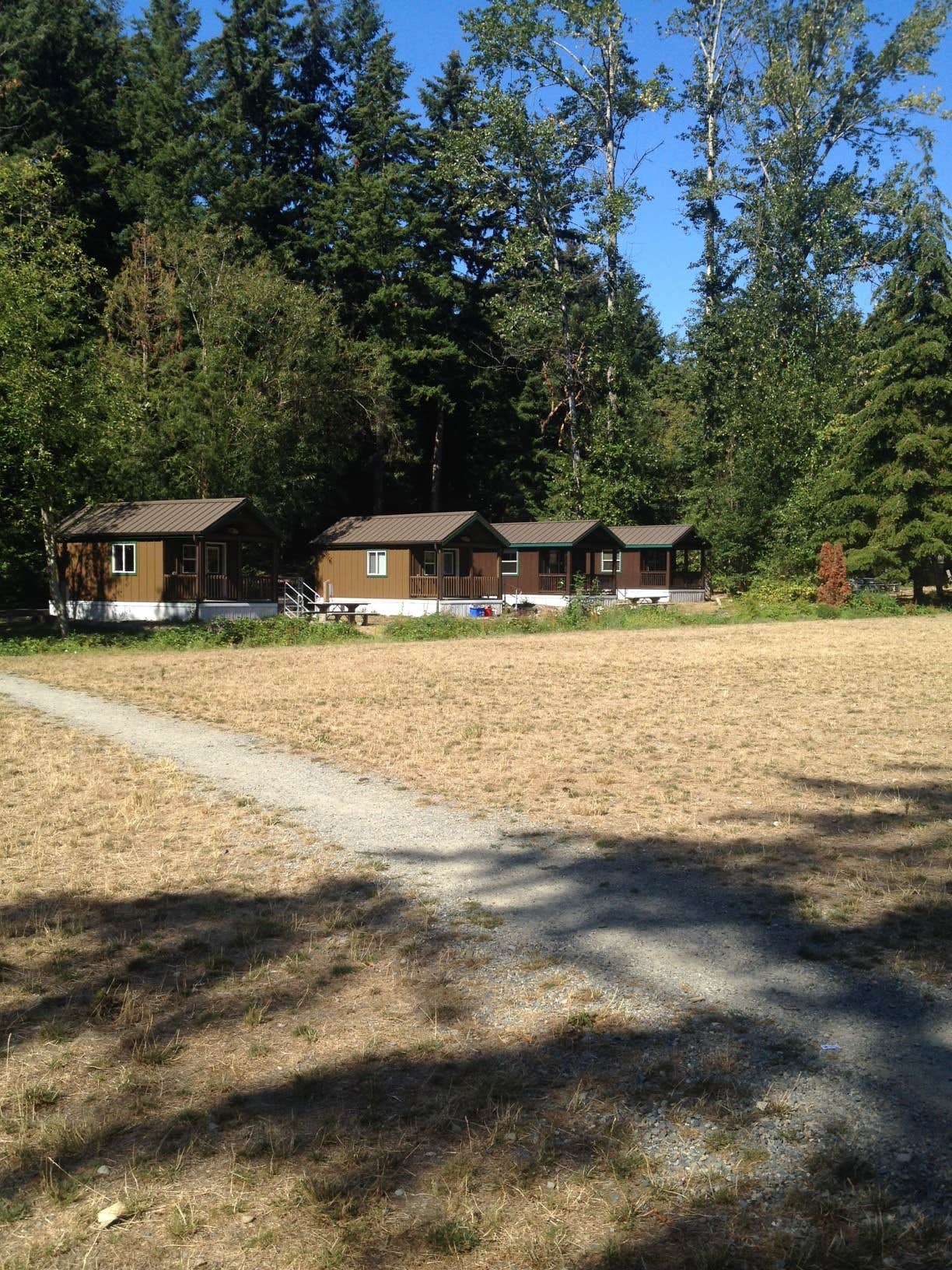 Katie S.'s photo of glamping accommodations at Dash Point State Park Campground near Orting, WA