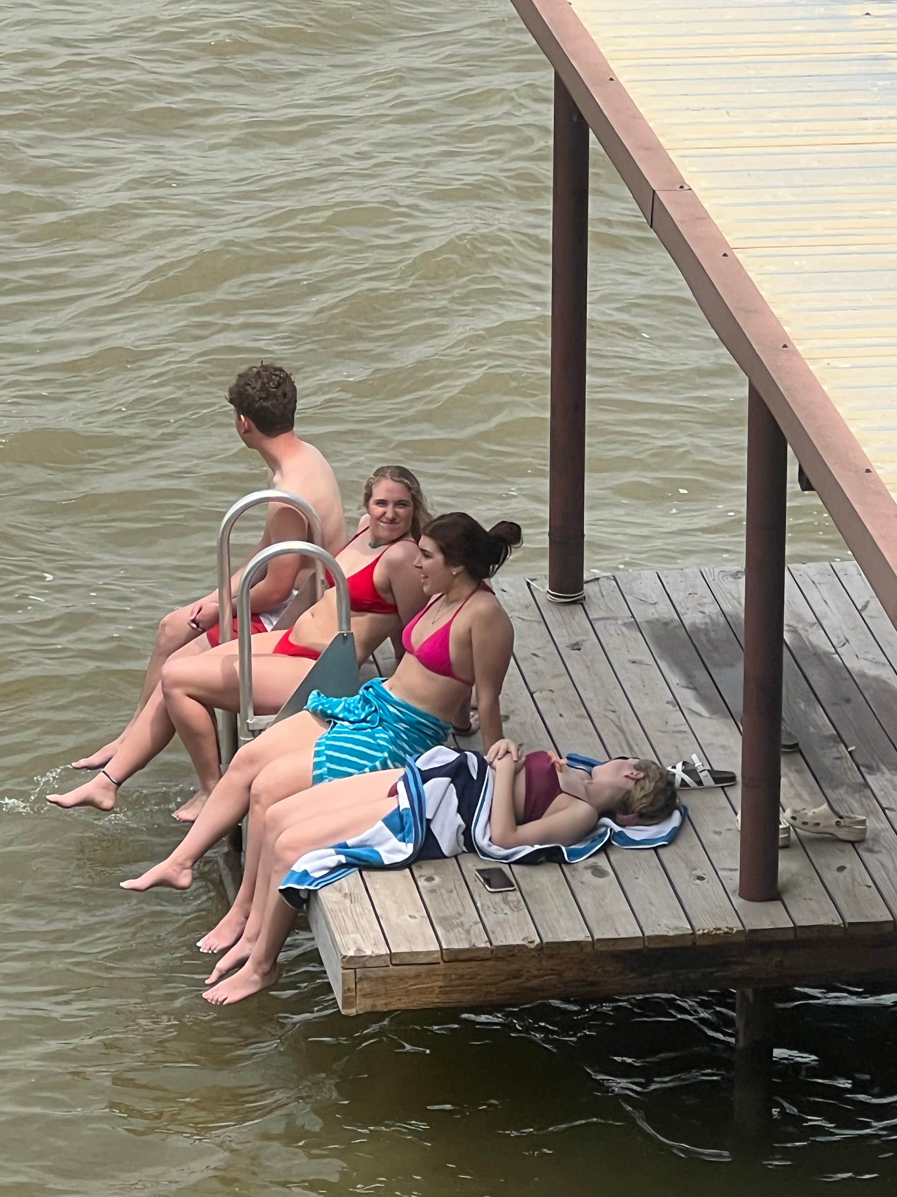 Camper submitted image from Private LAKEFRONT w/Double boat dock Camp Site - 5