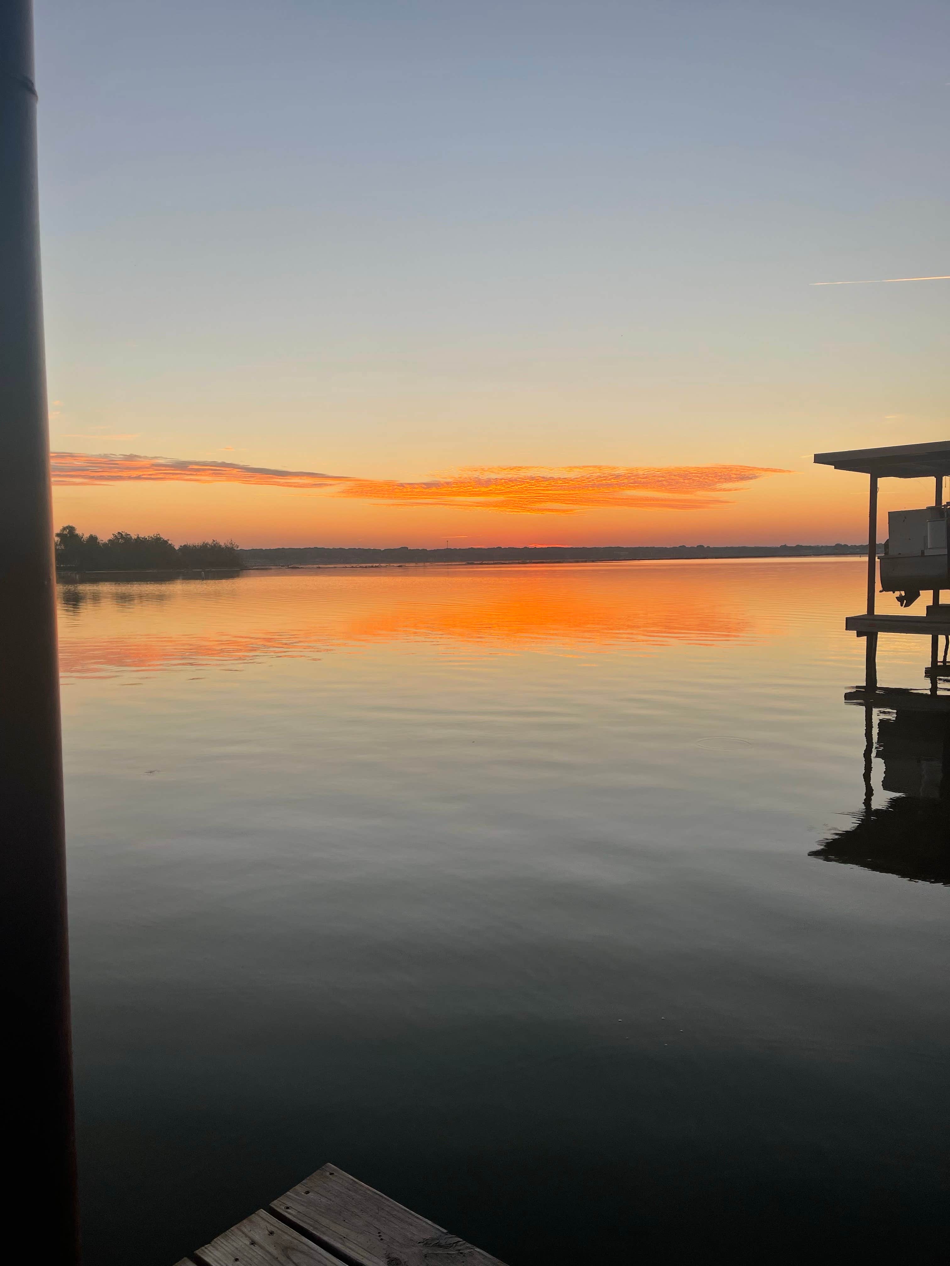 Camper submitted image from Private LAKEFRONT w/Double boat dock Camp Site - 5