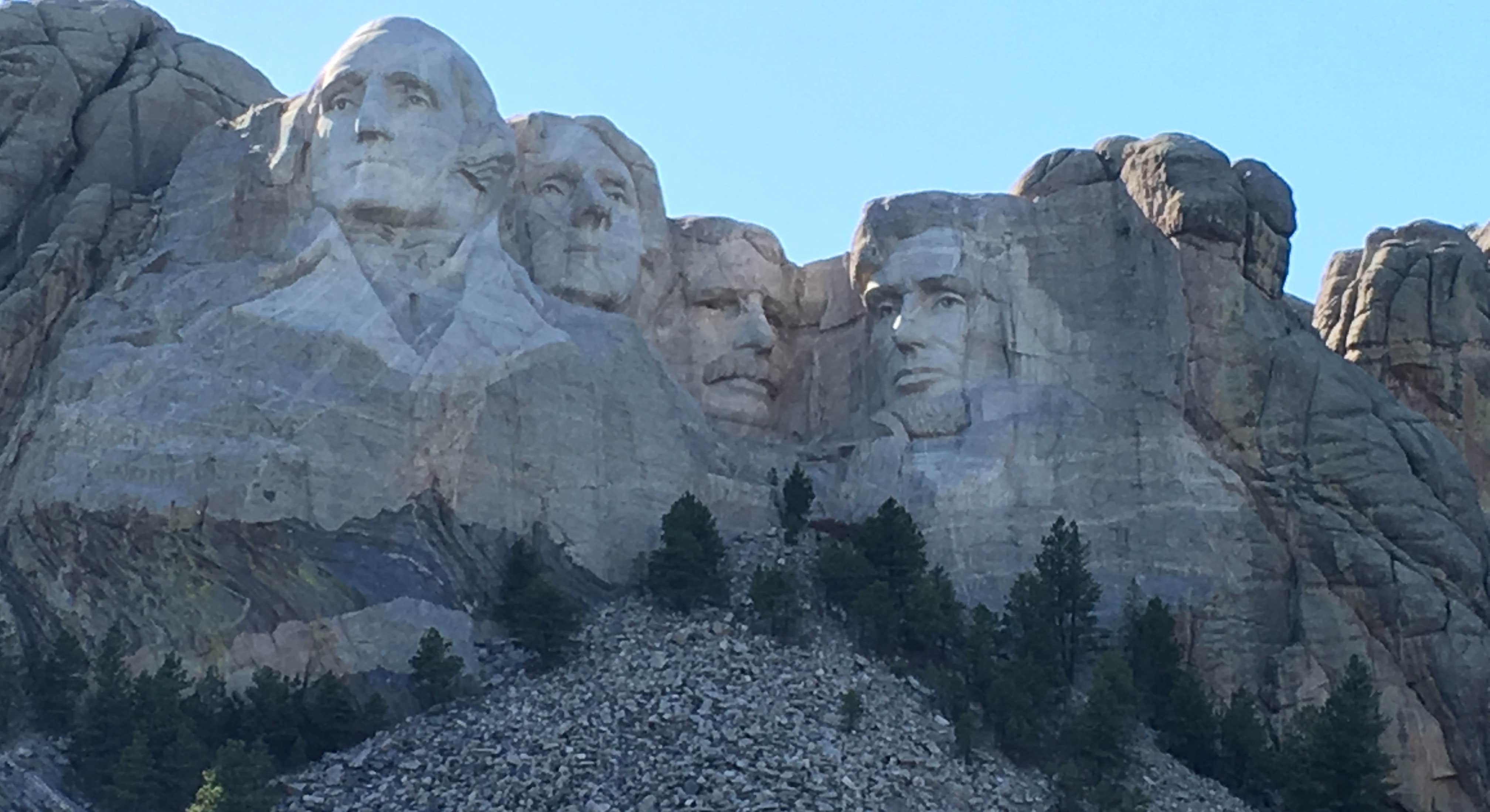 Mt Rushmore Panoramic Phot Near Sylvan Lake Campground in Custer State Park