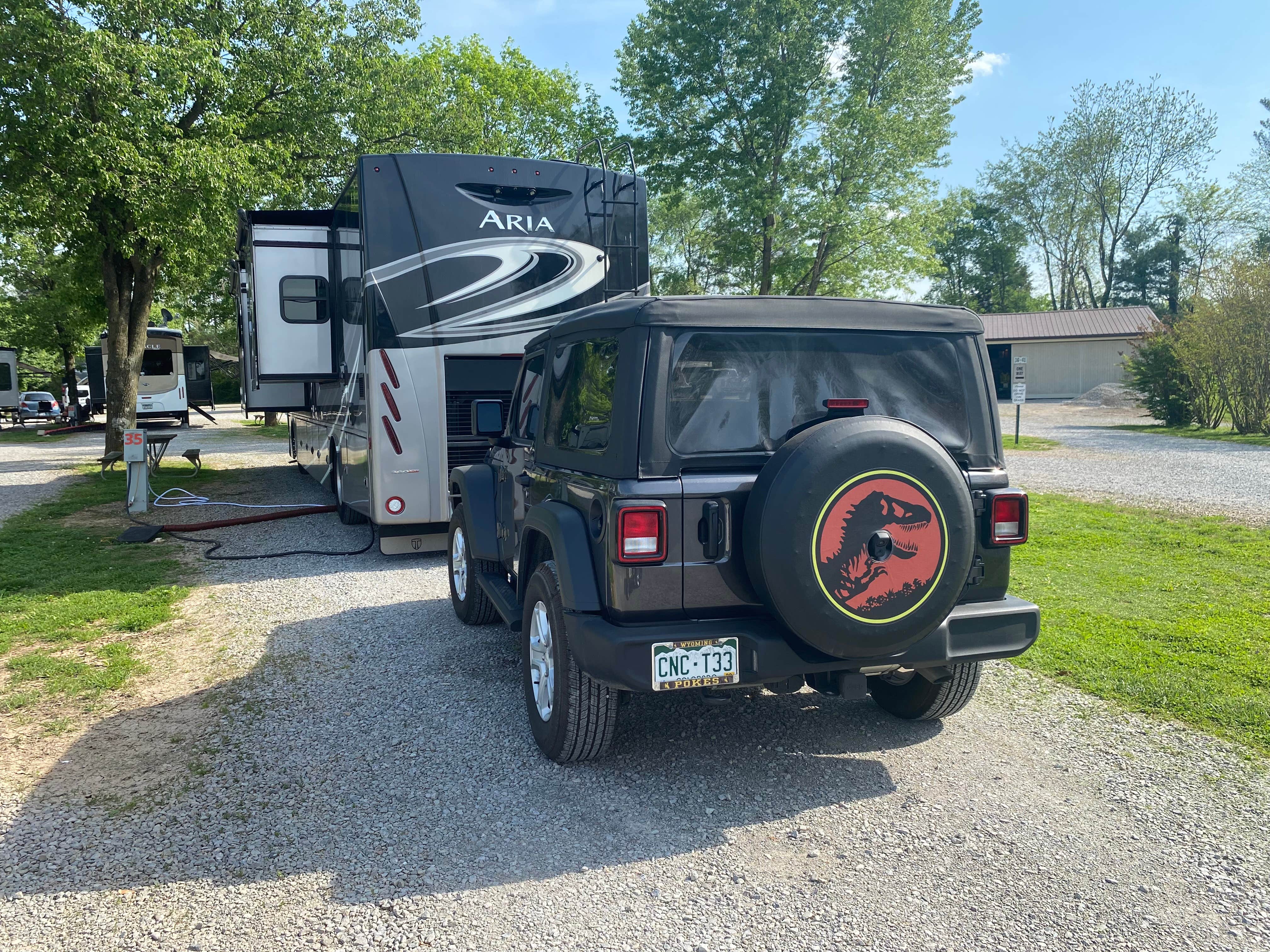 RJourney R.'s photo of camping with pets at Clarksville RV Resort by Rjourney near Russellville, KY