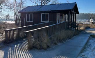 Kathie M.'s photo of a cabin at Beach Campground — Holland State Park near Sparta, MI