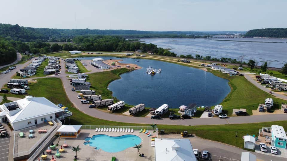 Camper-submitted photo at Coconut Cove RV Resort by Journey near Galena, IL