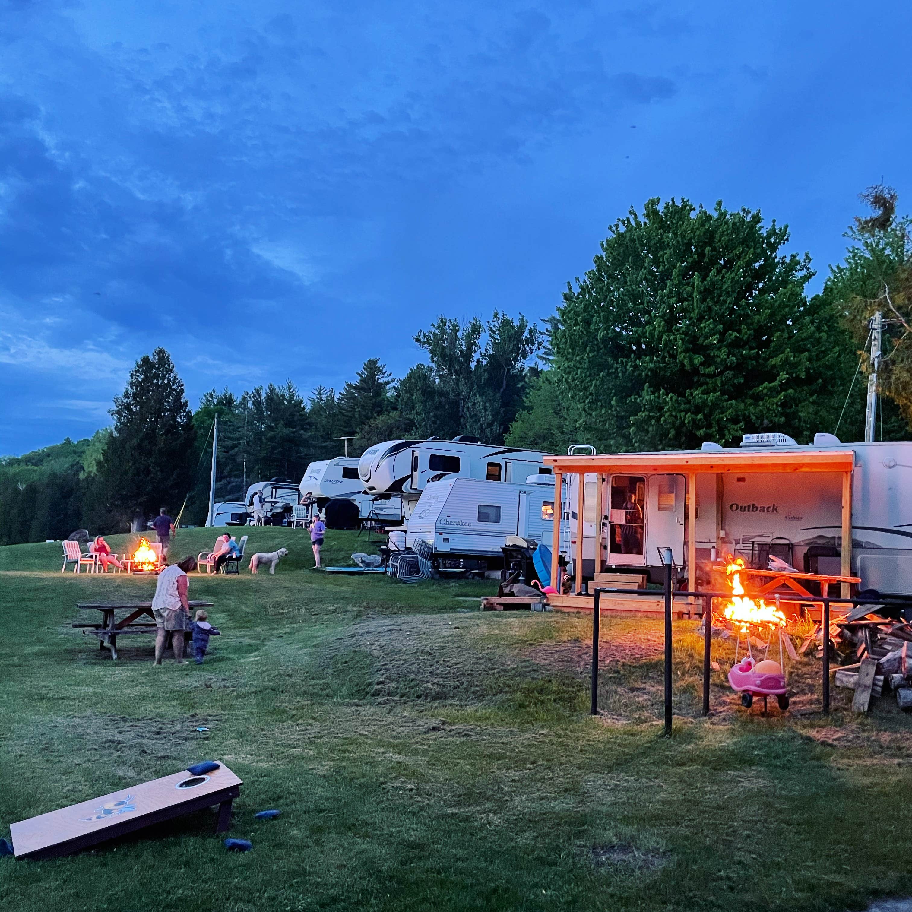 Taylor H.'s photo of rv camping at Lake Bonaparte Marina & Campground near Copenhagen, NY
