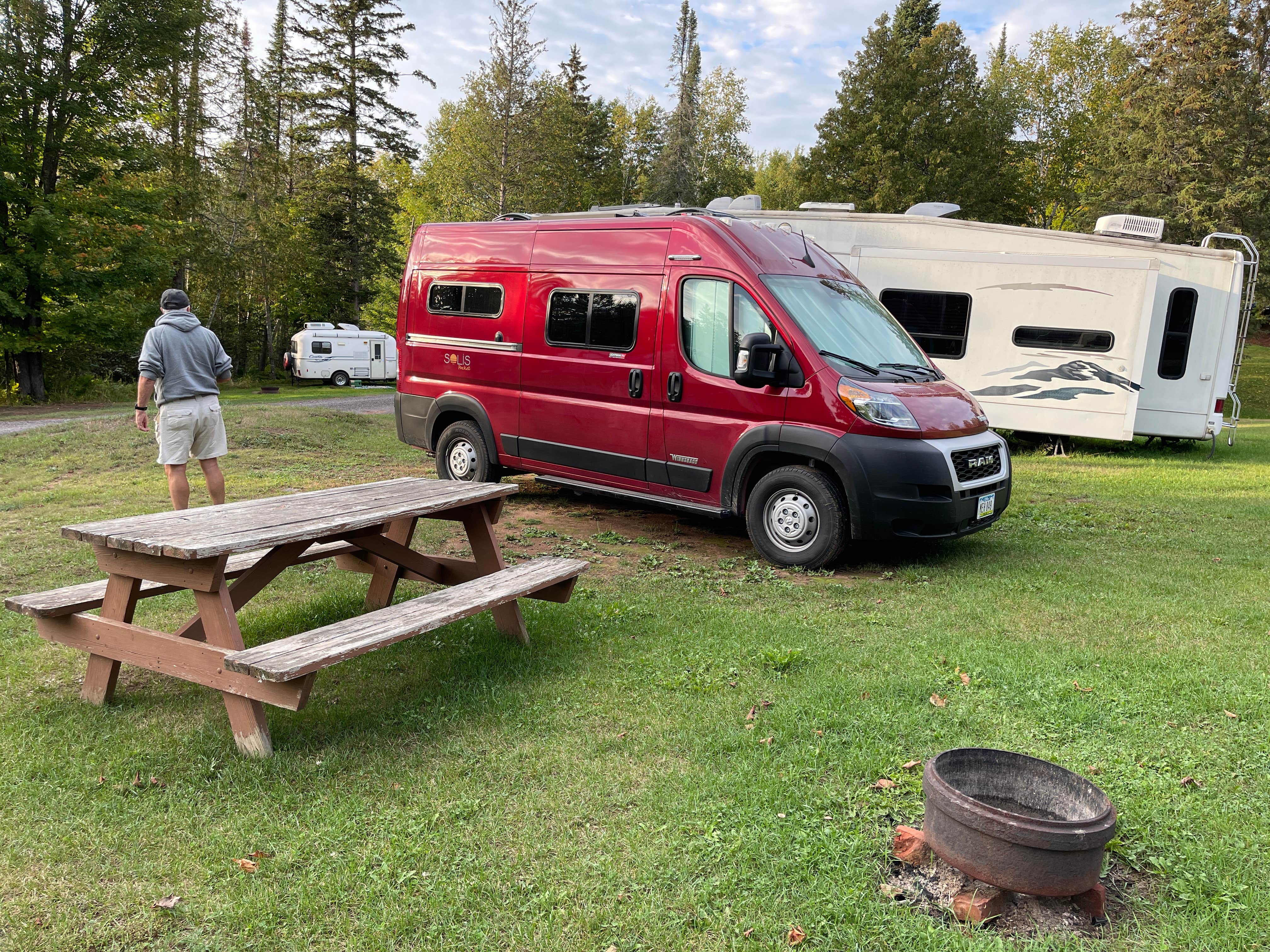 Camper submitted image from The Backyard at Amnicon Lake - 2