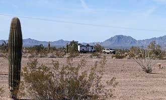 Camping near Kofa Queen Canyon: BLM MST&T Road Dispersed, Quartzsite, Arizona