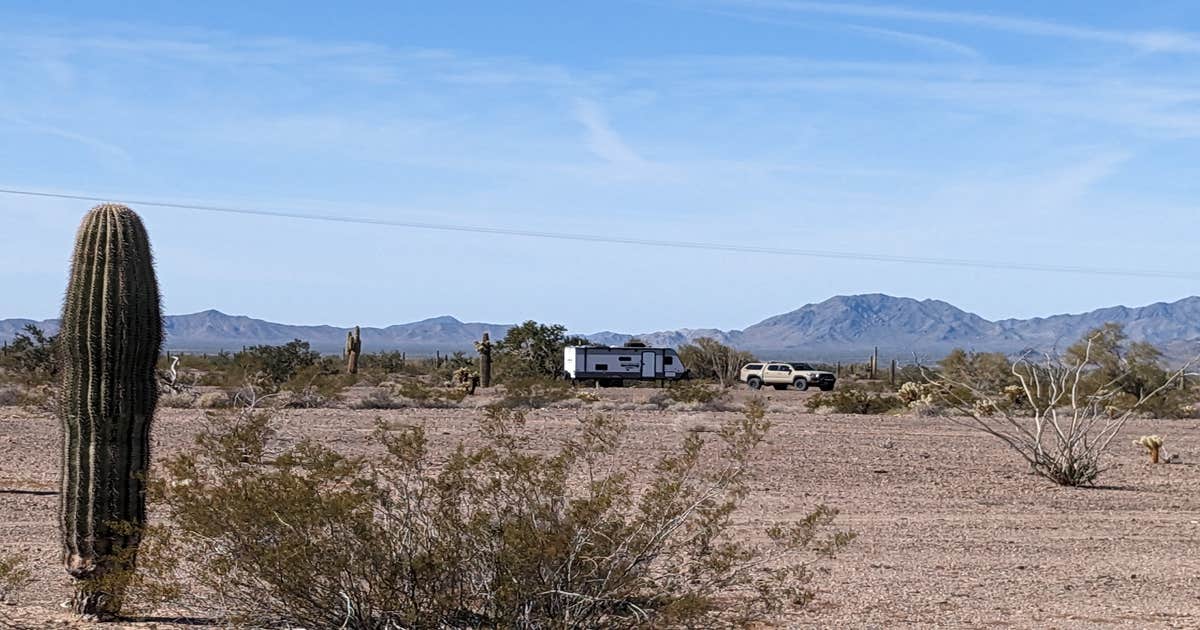 BLM MST&T Road Dispersed Camping Quartzsite, AZ