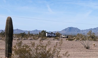 Camping near Crystal Hill: BLM MST&T Road Dispersed, Quartzsite, Arizona