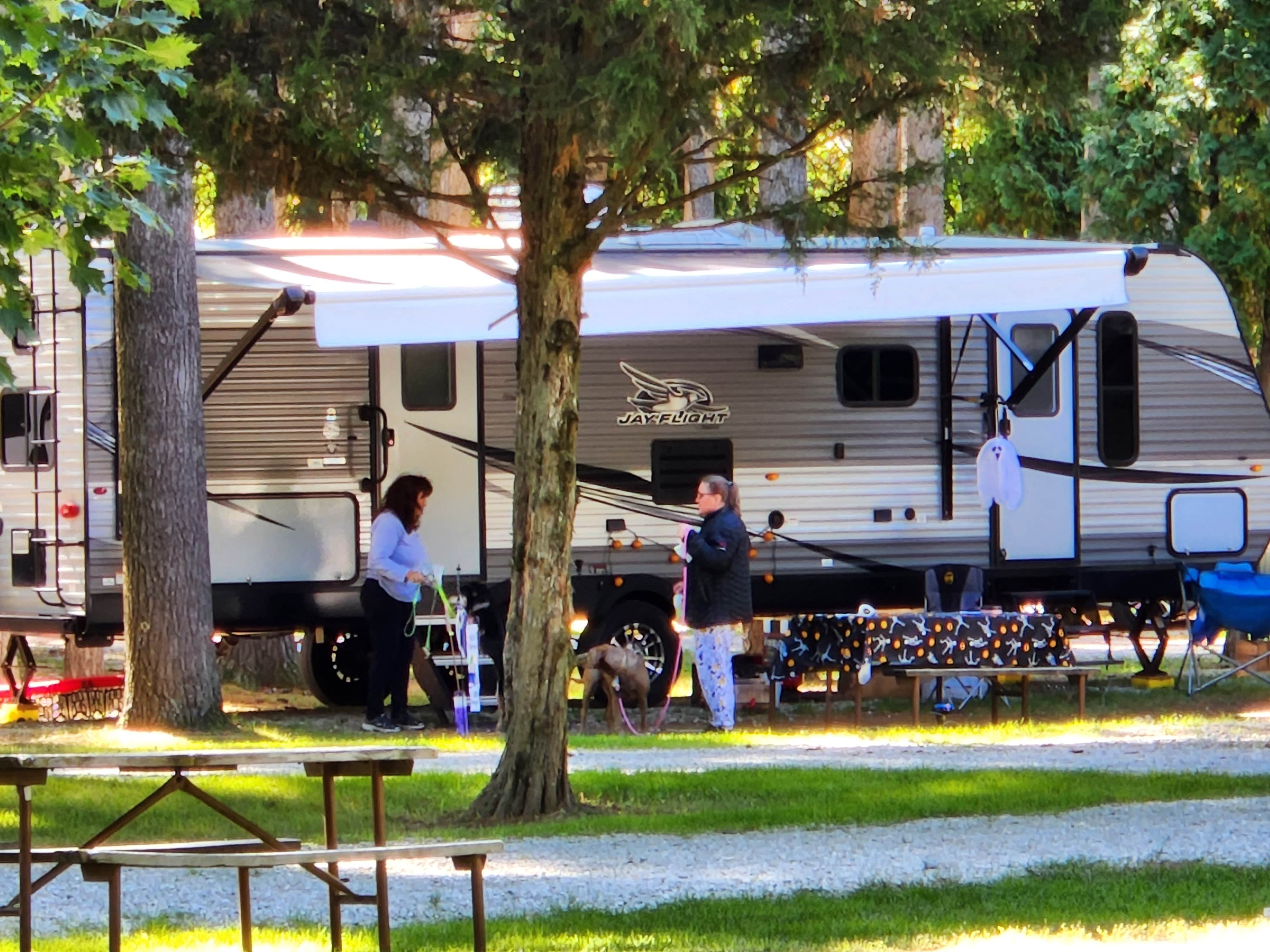 RJourney R.'s photo of camping with pets at Elkhart RV Resort by Rjourney near South Bend, IN