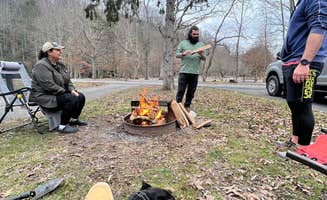 Casey L.'s photo of camping with pets at Camp Burson Campground — Hungry Mother State Park near Troutdale, VA