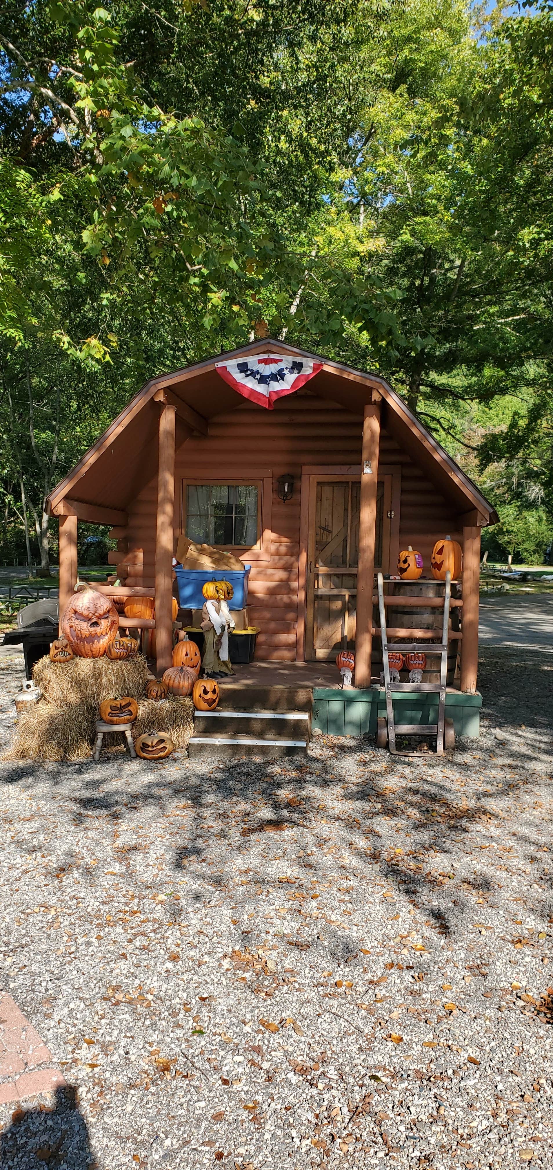 John R.'s photo of a cabin at Cherokee-Great Smokies KOA near Lake Junaluska, NC