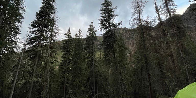 Camper submitted image from Tonahutu Meadows Backcountry Campsite — Rocky Mountain National Park