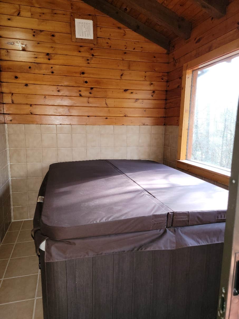 The Dyrt's photo of glamping accommodations at Spacious Skies Bear Den near Seven Devils, NC