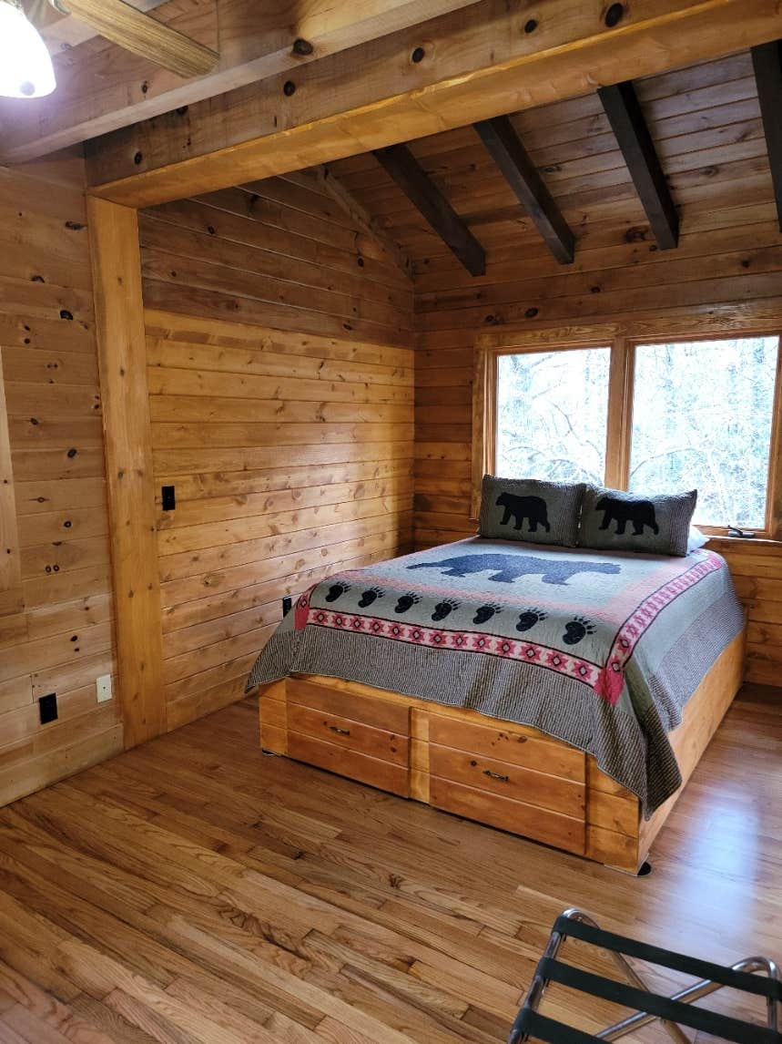 The Dyrt's photo of glamping accommodations at Spacious Skies Bear Den near Butler, TN