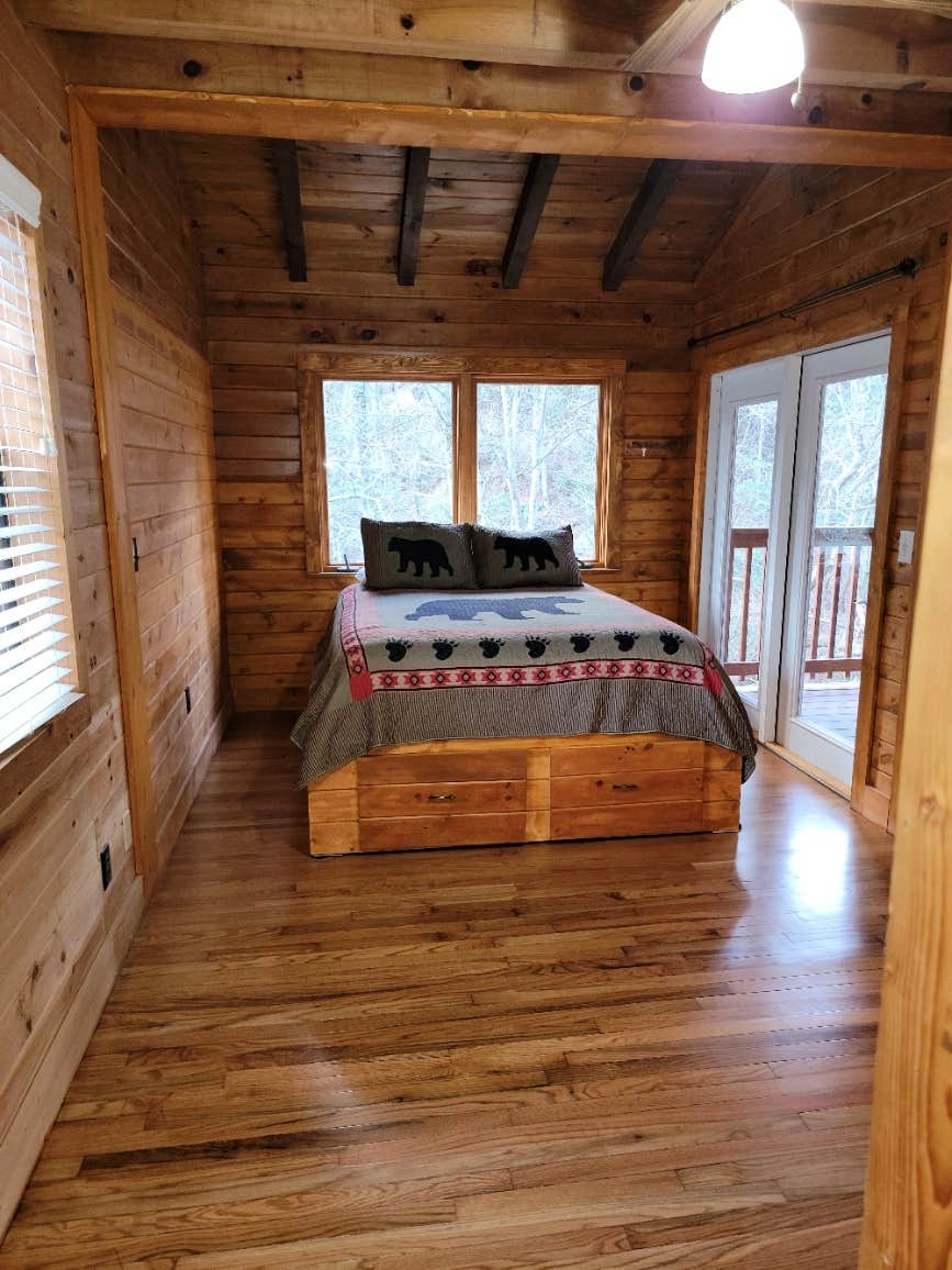 The Dyrt's photo of glamping accommodations at Spacious Skies Bear Den near Zionville, NC